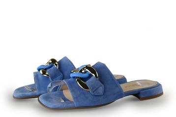 Gabor Muiltjes in maat 37½ Blauw, Gabor, Zo goed als nieuw, Verzenden, Blauw
