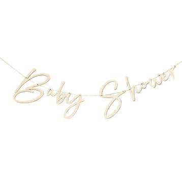 Slinger Baby Shower Hout 2m, Verzenden