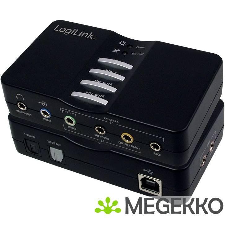 LogiLink USB Sound Box Dolby 7.1 8-Channel, Computers en Software, Overige Computers en Software, Nieuw, Verzenden