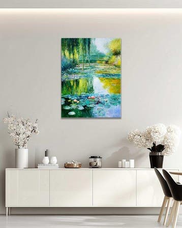 Stefano - Bridge Over Lily Pond