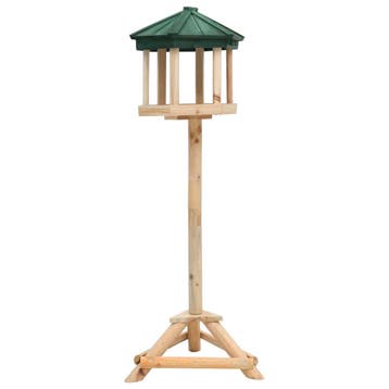 vidaXL Vogelvoeder staand 33x110 cm massief vurenhout, Dieren en Toebehoren, Verzenden, Nieuw