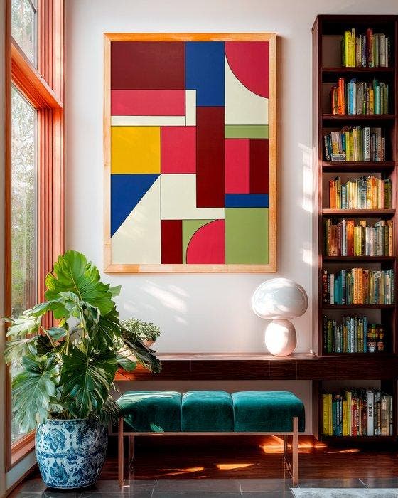 Alejandro Gonzalez - ABSTRACCIÓN MODULAR 270 - XL - (NO, Antiek en Kunst, Kunst | Schilderijen | Modern