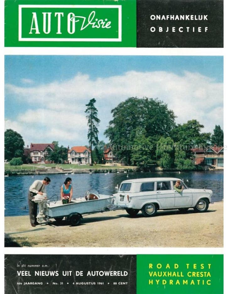 1961 AUTOVISIE MAGAZINE 31 NEDERLANDS, Boeken, Auto's | Folders en Tijdschriften, Ophalen of Verzenden