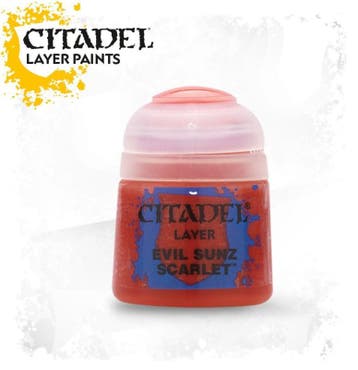 Citadel Layer Evil Sunz Scarlet 12 Ml (Warhammer Nieuw), Ophalen of Verzenden