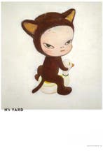 Yoshitomo Nara (1959) - Harmless Kitty, Antiek en Kunst