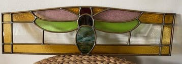 Art Deco Glas-in-loodraam (4) - 1920-1930