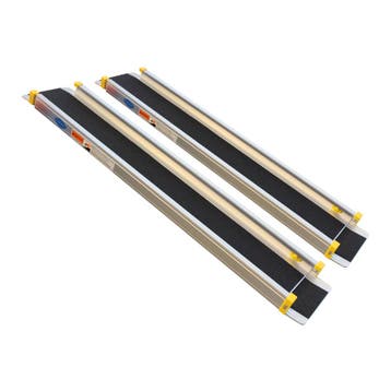 Datona Aluminium oprijplaat uitschuifbaar - 180 cm (2, Ophalen of Verzenden