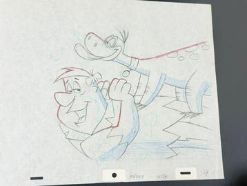 Hanna-Barbera - Originele animatietekening van Fred