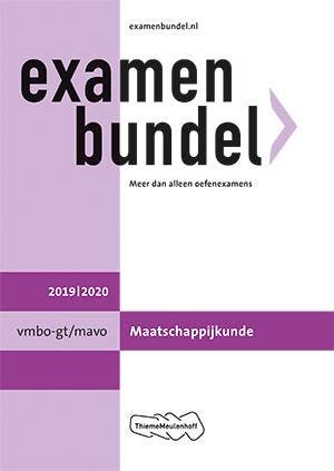 Examenbundel vmbo-gt/mavo Maatschappijkunde 2019/2020, Boeken, Schoolboeken, Verzenden, Gelezen, R. van Otterdijk