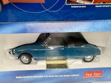 Sunstar 1:18 - Voiture miniature - Citroen DS 19 Cabriolet -