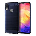 Xiaomi Redmi Note 8 Hoesje - Carbon Fiber Textuur Shockproof, Verzenden