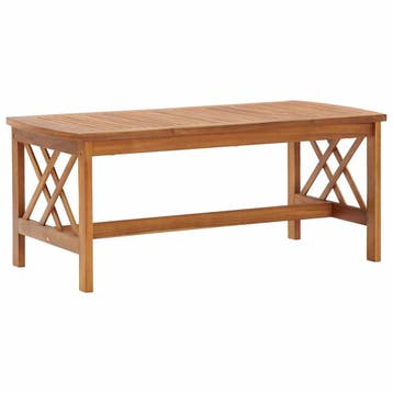 vidaXL Salontafel 102x50x43 cm massief acaciahout, Verzenden, Nieuw