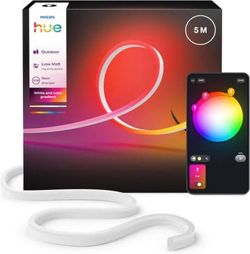 Philips Hue Neon 5m | Retour deal | Sfeervol licht, wegge..., Kunststof, Verzenden, Minder dan 50 watt, Led strip