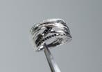 Zonder minimumprijs - Ring - 925 zilver - 1,25 ct zwarte en, Nieuw