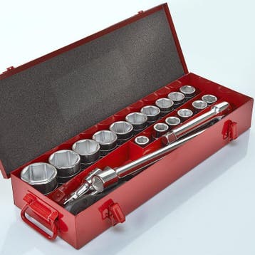 Smoos Dopsleutelset 3/4 opname 21-delig - Smoos, Doe-het-zelf en Bouw, Gereedschap | Handgereedschap, Ophalen of Verzenden, Nieuw