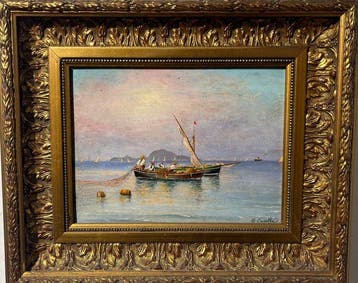 Achille Carelli (1852-1921) - Marina di Capri