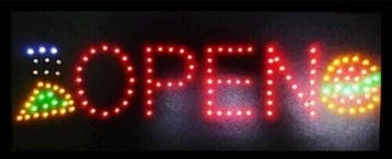 OPEN lamp LED verlichting reclame bord lichtbak #B1, Verzenden