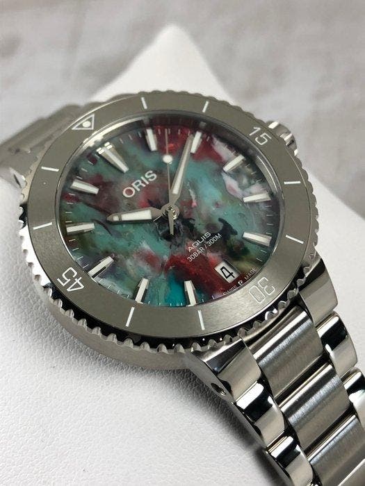 Oris - Aquis Date Upcycle Automatic - 01 733 7770 4150-Set -, Bijoux, Sacs & Beauté, Montres | Hommes
