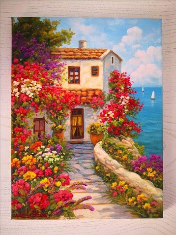 Gabriele Fabris (1958) - Paesaggio Mediterraneo