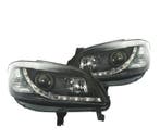 PHARES POUR OPEL ZAFIRA 99-05 DAYLIGHT LED FOND NOIR, Autos : Pièces & Accessoires, Éclairage, Verzenden