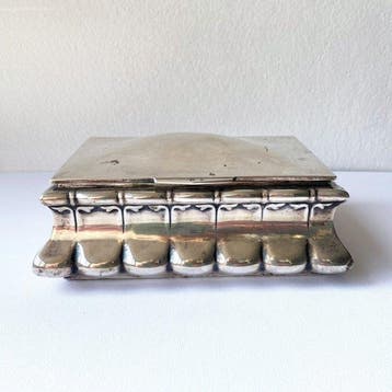 Kist - .800 zilver - Hongarije, Dianakopfpunze 3P, Antiek en Kunst
