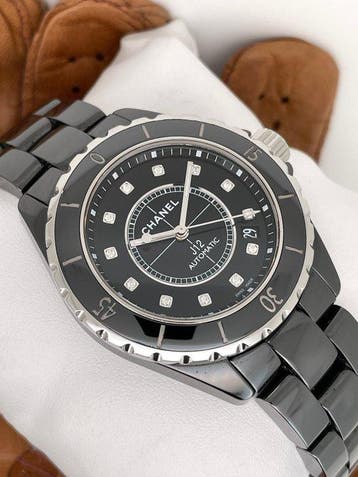 Chanel - J12 Ceramic Diamonds Automatic - H1626 - Unisexe -, Nieuw