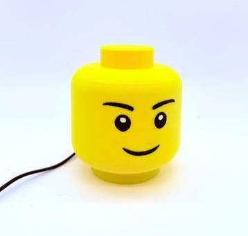 Tafellamp - pla - LEGO-lamp met LED, Nieuw