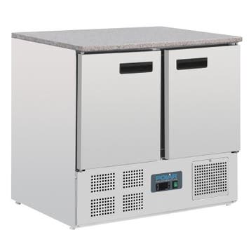 Polar G-serie koelwerkbank met marmeren werkblad 240 liter, Verzenden, Nieuw in verpakking, Koelen en Vriezen