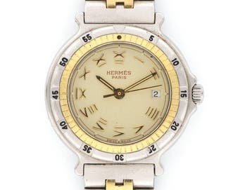Hermès - Captain Nemo Quartz Two-Tone (H Bracelet Series)., Nieuw