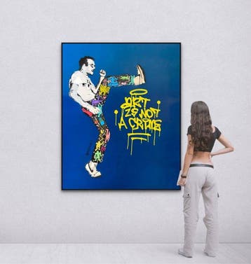 Quiona+ - ‘Keith Haring: Art is Not a Crime’ XL