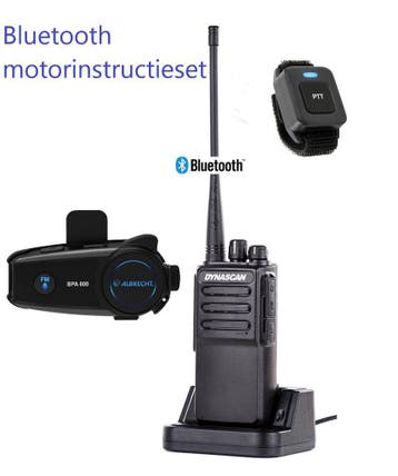 Motorinstructieset BLUETOOTH alles draadloos, Télécoms, Talkies-walkies & Walkies-talkies, Ophalen of Verzenden