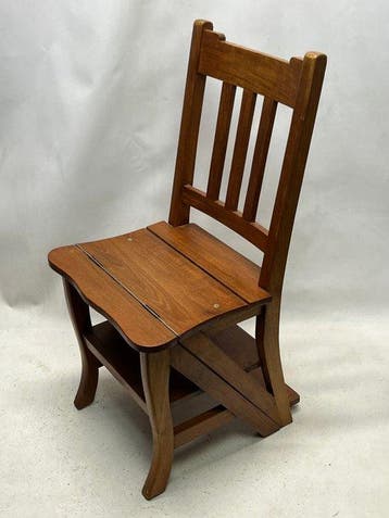 Marches - échelle de bibliothèque / chaise - Bois - Échelle