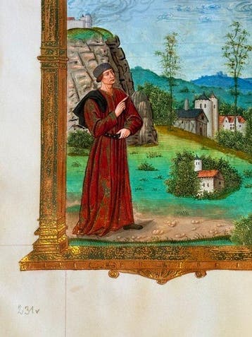 Petrarca - I Trionfi di Petrarca – Foglio 231 fronte-retro –