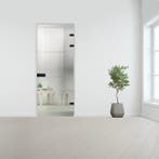Glazen binnendeur XL voor stomp kozijn zwart beslag-Crepi ge, Doe-het-zelf en Bouw, Glas en Ramen, Verzenden, Nieuw