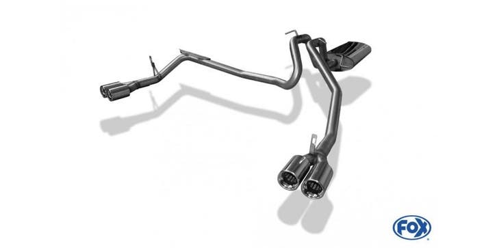 FOX Jeep Grand Cherokee/ Commander Type WH Einddemper - uitg, Autos : Pièces & Accessoires, Systèmes d'échappement, Envoi