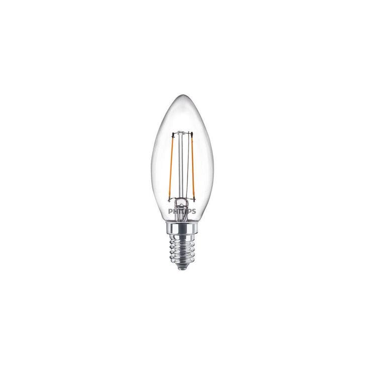 Philips CorePro Led Bougie E14 2.2W 840 Verre Clair B35 -, Bricolage & Construction, Éclairage de chantier, Envoi