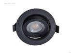 4.9W SMD LED Inbouwspot 6000K zwart met lens..., Ophalen, Nieuw