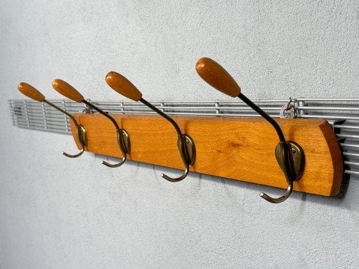 Kapstok - Hout - art-deco houten kapstok, Antiek en Kunst, Curiosa en Brocante