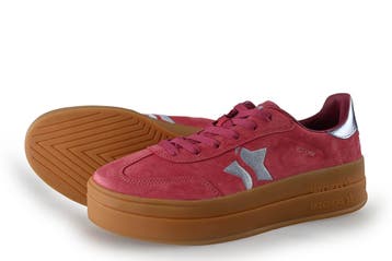 Skechers Sneakers in maat 40 Rood, Kleding | Dames, Skechers, Verzenden, Zo goed als nieuw, Sneakers