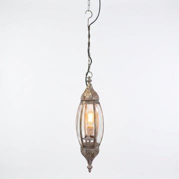 Plafondlamp - Metaal, Glas