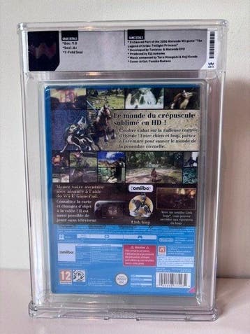 Nintendo - Wii u - WATA Graded 9.8A+ Zelda; Twilight, Games en Spelcomputers, Nieuw