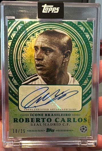 Topps Champions of Europe Roberto Carlos, Lucio, Leonardo,