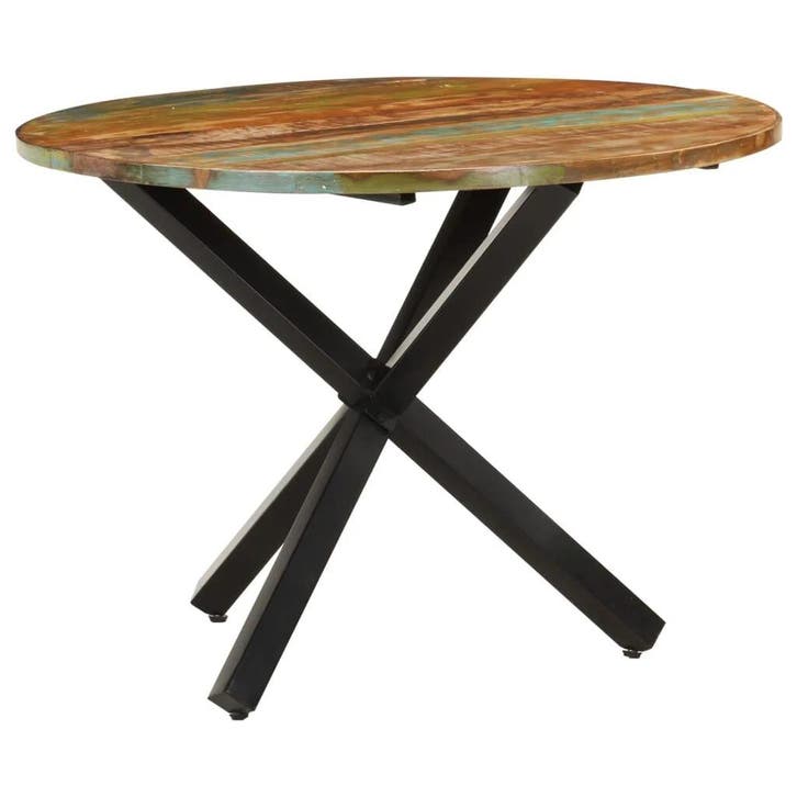 Massief houten eettafel 100cm | Tweede kansje | OP = OP, Huis en Inrichting, Tafels | Eettafels, 100 tot 150 cm, 100 tot 150 cm