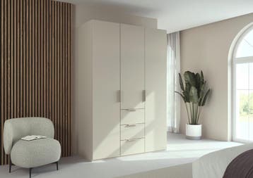 Van Schaik Granada Draaideurkast 150cm - 300cm 3-Deurs, Huis en Inrichting, Kasten | Kleerkasten, Nieuw