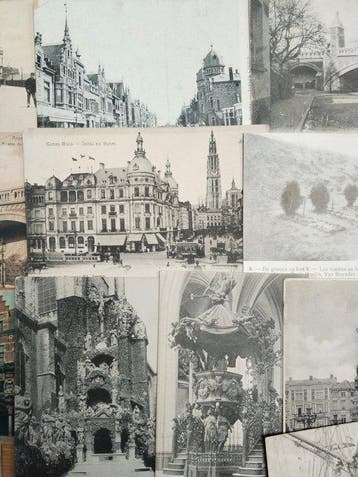 Belgique - ÀNVERS - Belle sélection de plus de 125 cpa - TTB