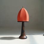 Tafellamp - Hout - Chinoiserie-tafellamp