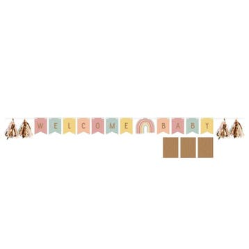 Letterslinger Welcome Baby 2,4m, Verzenden, Nieuw