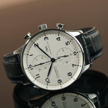 IWC - Portugieser Chronograph Full Set - Sans prix de, Handtassen en Accessoires, Nieuw