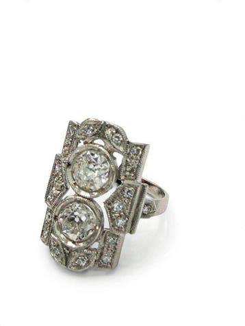 Bague Platine - 1.80ct. tw. Diamant (Naturelle) - Diamant