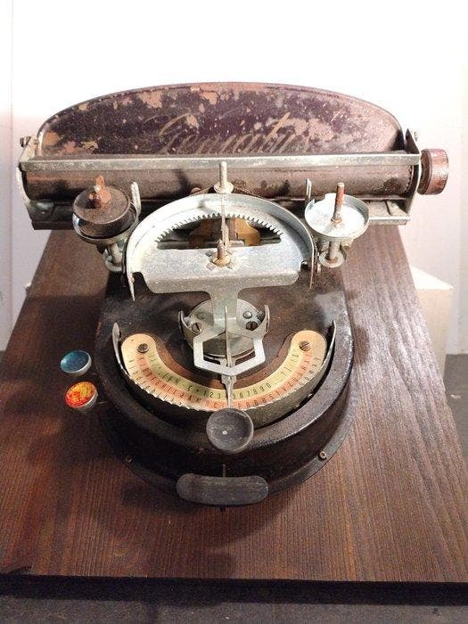 Geniatus - Typemachine - 1920-1930, Antiek en Kunst, Kunst | Designobjecten